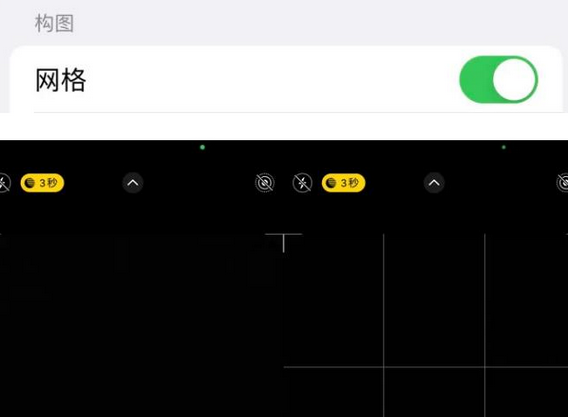 龙里苹果手机维修网点分享iPhone如何开启九宫格构图功能