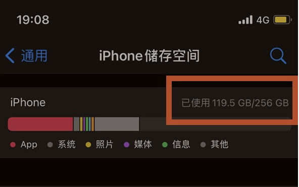 龙里苹果13维修分享iPhone13如何查看剩余内存 