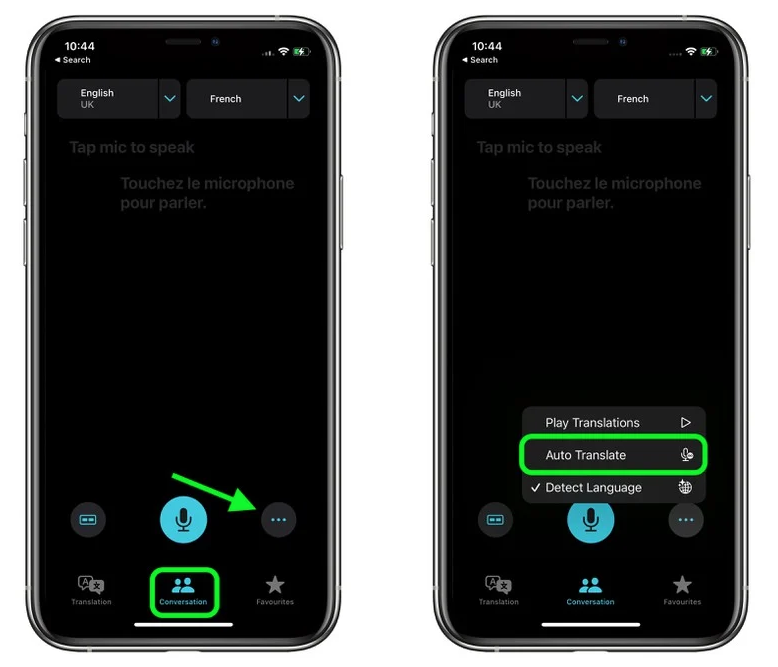 龙里苹果手机维修分享iOS 15 “翻译” App 新改进 