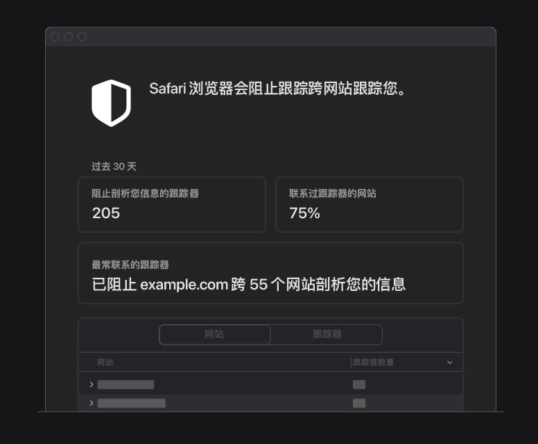 龙里苹果手机维修分享如何在 Safari 浏览器中查看和打开隐私报告 